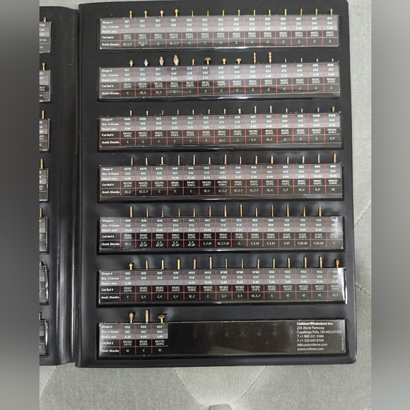 Alpen Rotary instruments burs and diamonds in the organized booklet - Picture 5 of 8